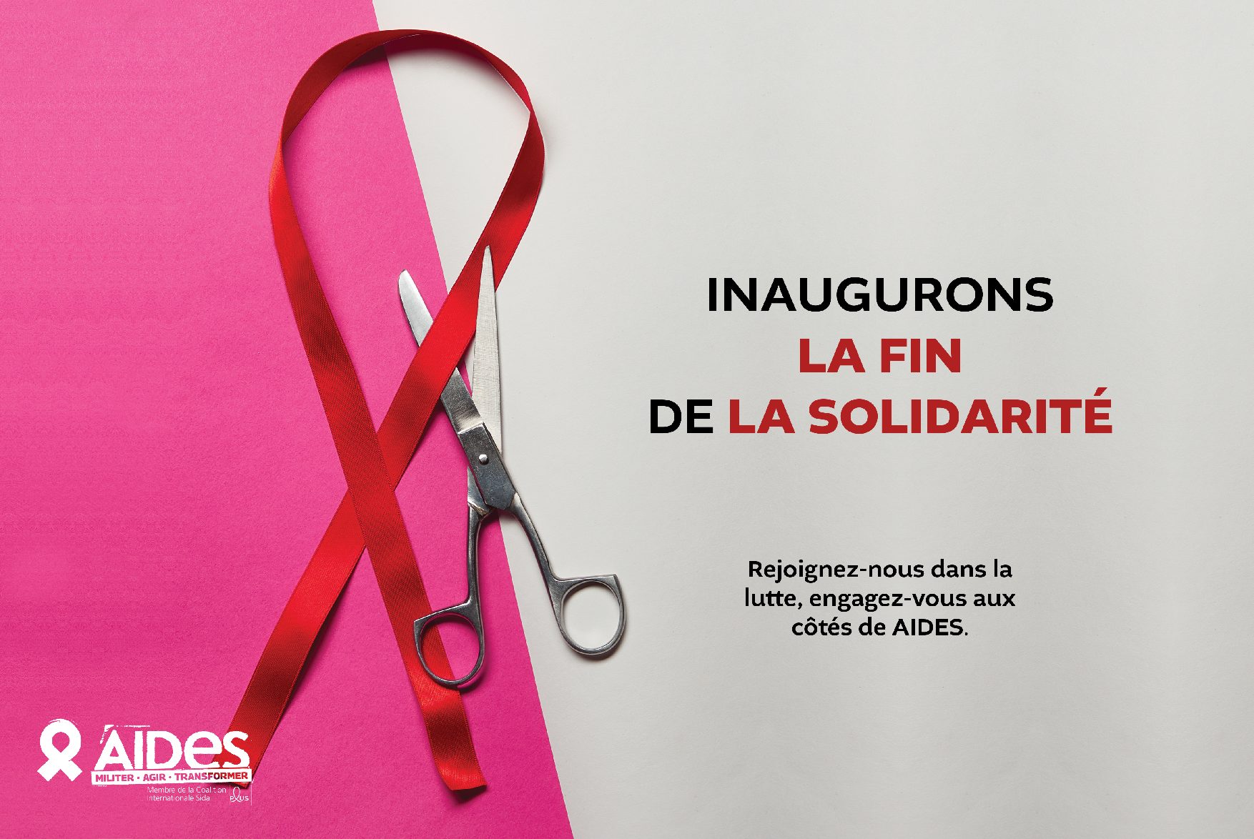 Campagne AIDES pour la lutte contre le VIH/sida